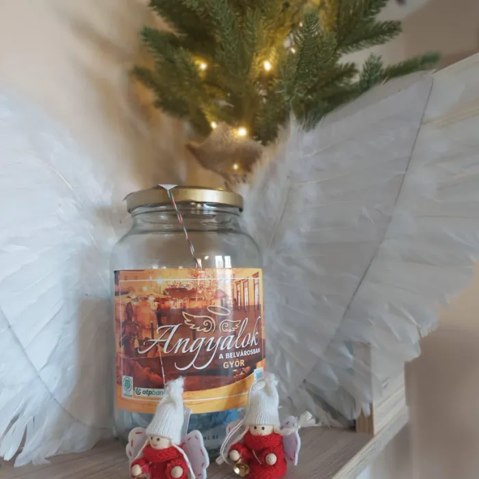 „Angyalok a belvárosban” jótékonysági akció Győrben