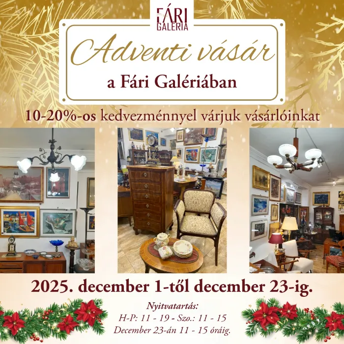 Adventi Vásár a Fári Galériában
