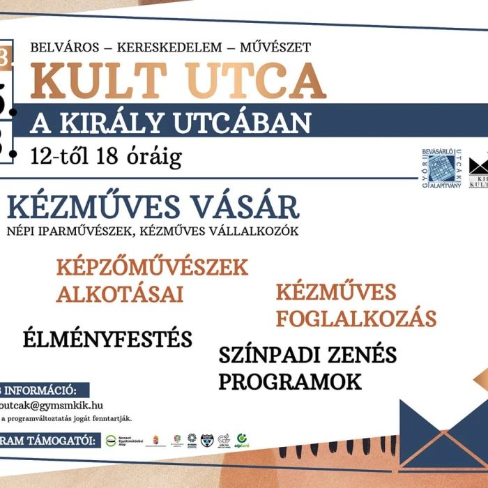 Belváros-Kereskedelem-Művészet: Király Kult. Utca