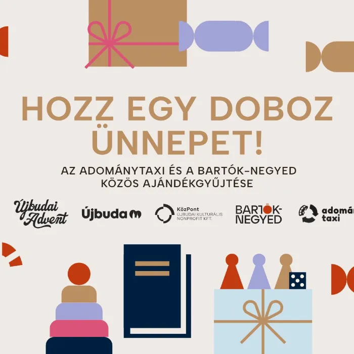 Hozz egy doboz Ünnepet! - Karácsonyi ajándékgyűjtés a Bartók-negyedben