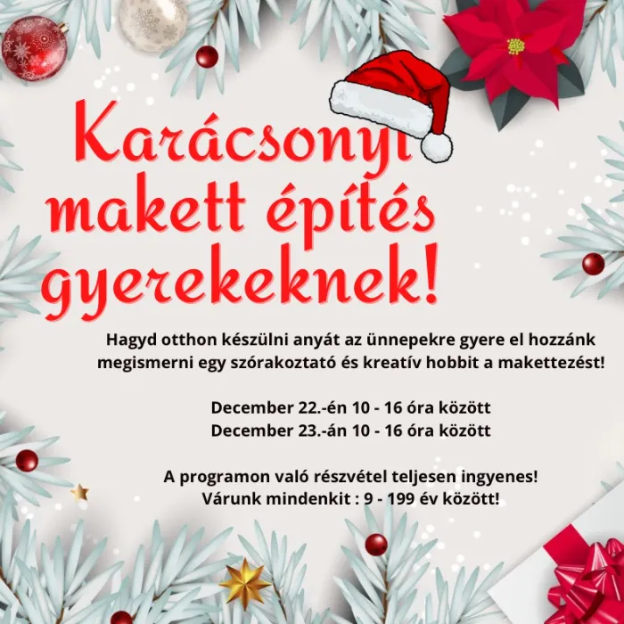 SlowXmas - Karácsonyi makett építés gyerekeknek!
