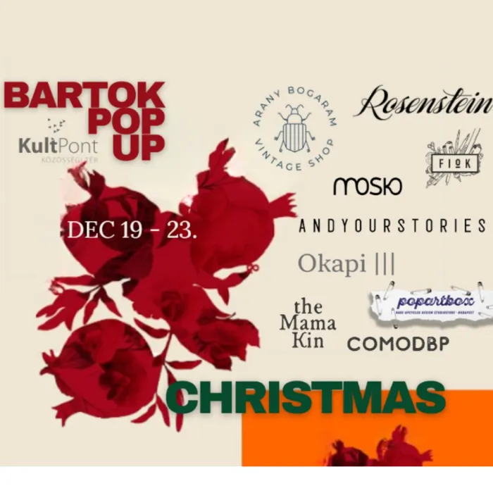 tMK x Bartók popup vásár - Christmas edition