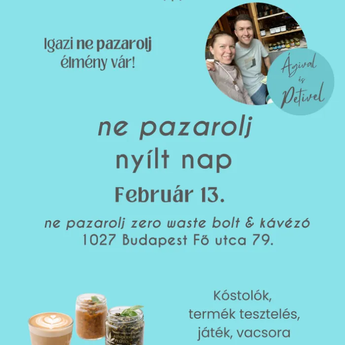 ne pazarolj - nyílt nap február 13-án