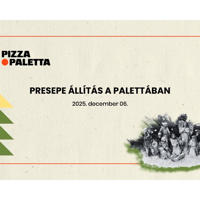 Presepe állítás a Palettában