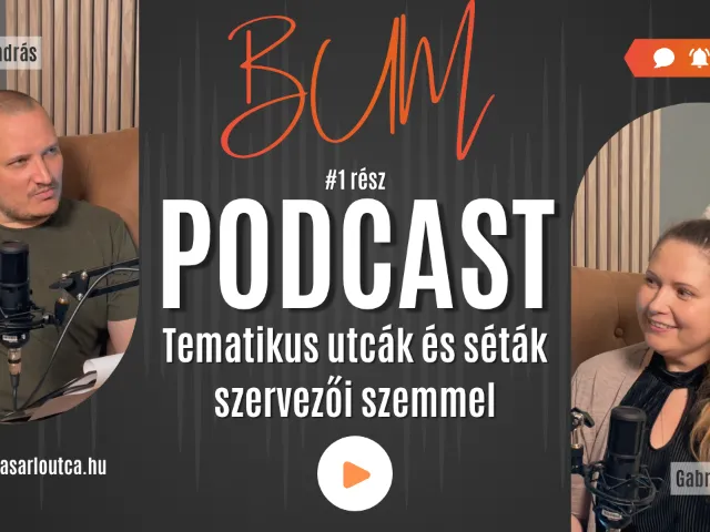 Podcast beszélgetés az EXPR Studio vendégeként – Király Gabriella a tematikus utcák jövőjéről