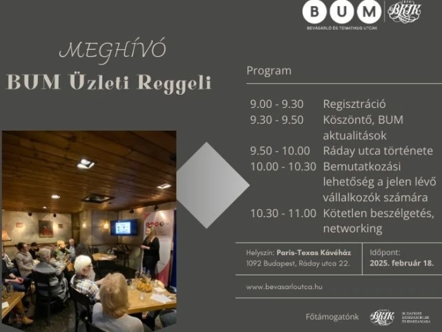 Jól indult az Év - izgalmas volt az első Üzleti Reggeli