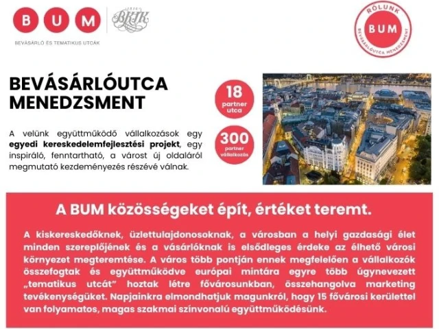 Bevásárlóutca Menedzsment rövid bemutató