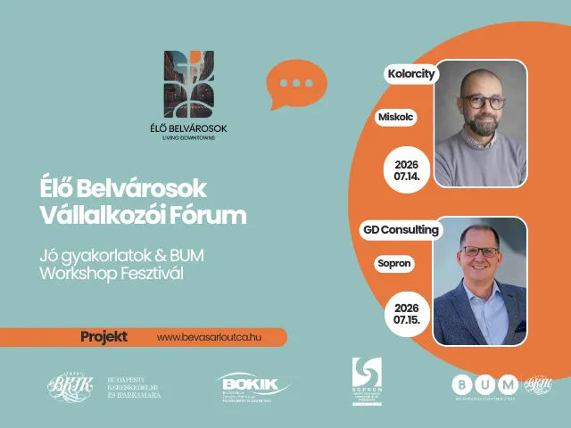 Sikeresen lezajlottak az Élő Belvárosok vállalkozói fórumai Miskolcon és Sopronban