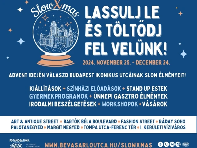 SlowXmas 2024 - Lassulj le és töltődj fel Velünk!
