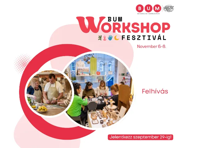 Jelentkezz a III. BUM Workshop Fesztiválra!