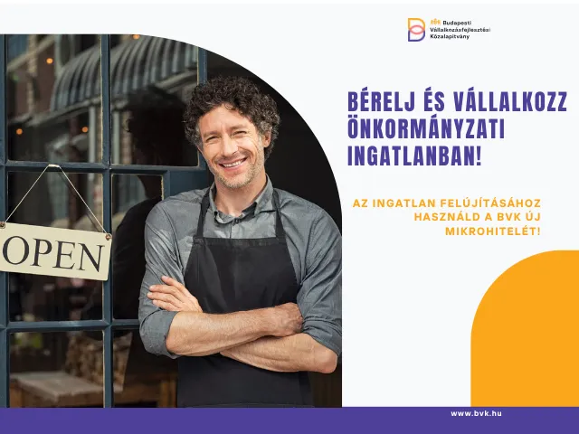 BVK - MIKROHITEL ÖNKORMÁNYZATI TULAJDONÚ, NEM LAKÁS CÉLJÁRA HASZNOSÍTOTT INGATLANOK FELÚJÍTÁSÁRA ÉS MEGVÁSÁRLÁSÁRA 