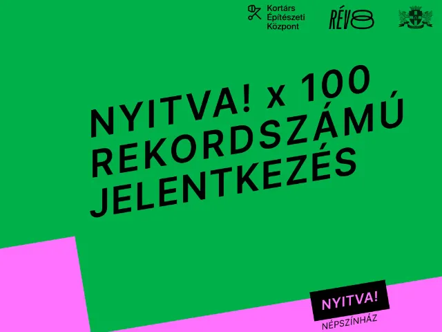 A record number of applications has been received for the "Open! People's Theatre Street" program.