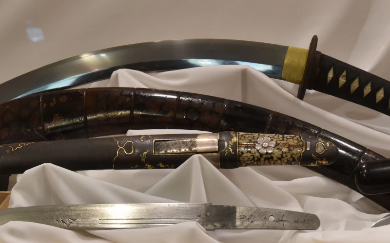 Japán kardok a Moró Antikban Fotó Bánkuti András