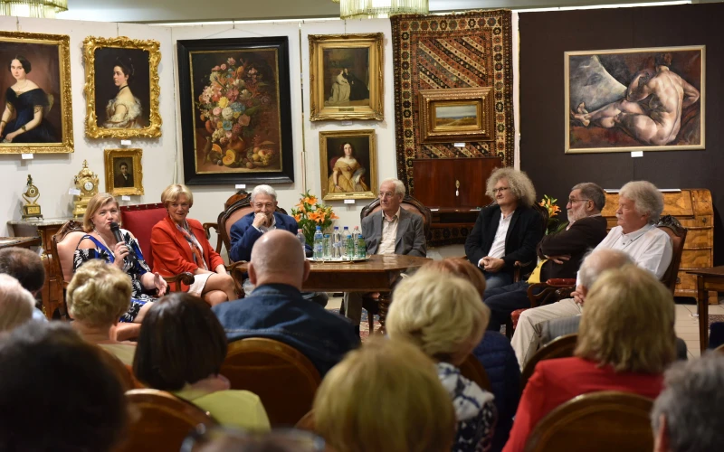 Nagyházi Csabára emlékeztek galériájában Fotó Bánkuti András