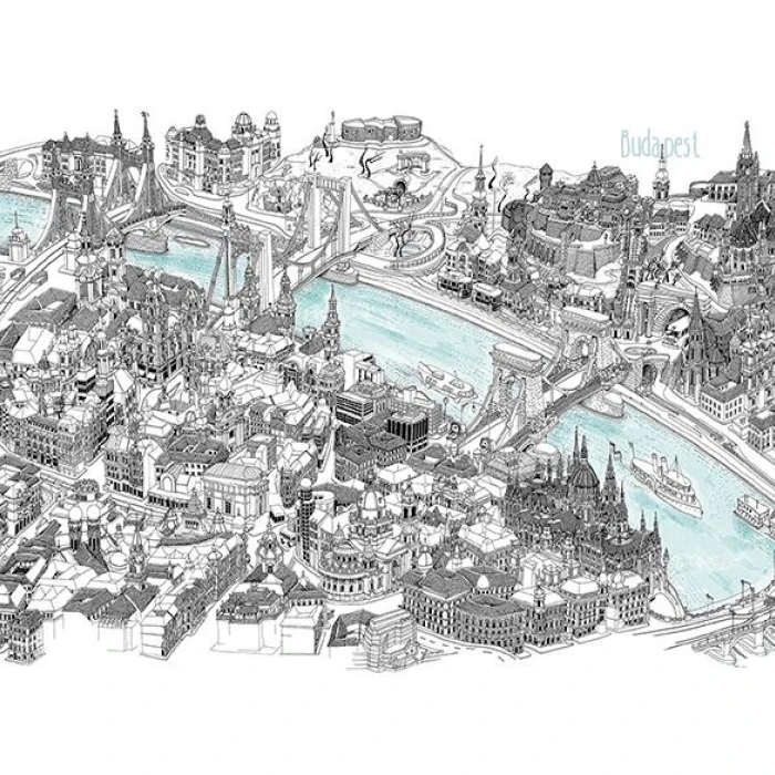 Citygraph - artwork created by Béla Magyar